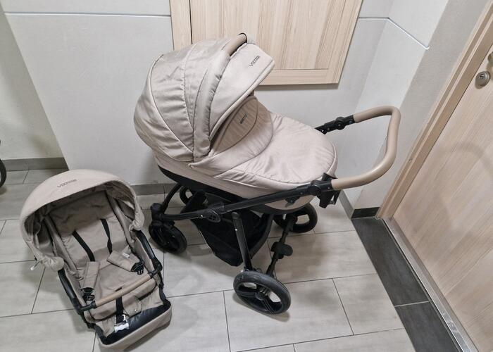 Grajewo ogłoszenia: Sprzedam wózek Bebetto Vulcano na pompowanych kołach. Gondola i...